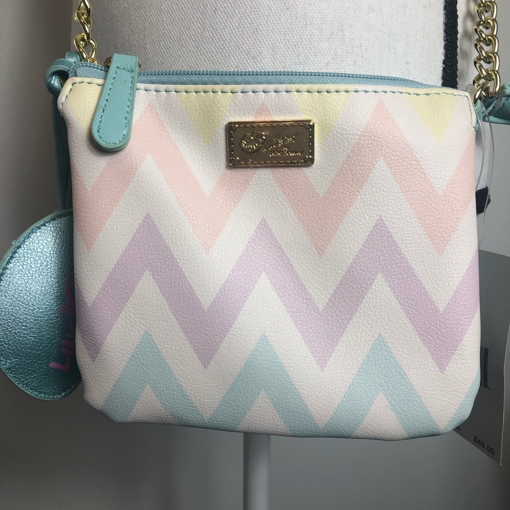 Betsy Johnson pastel crossbody